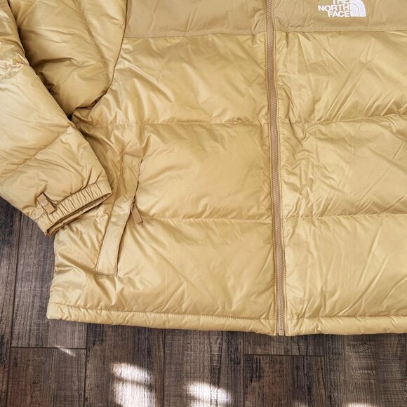 The North Face 3XL Womens 1996 Retro Nuptse 700 Down Puffer Jacket "Khaki Stone" - Picture 8 of 15